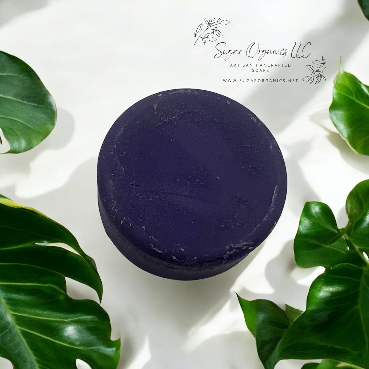 Purple Round Soap Bar
