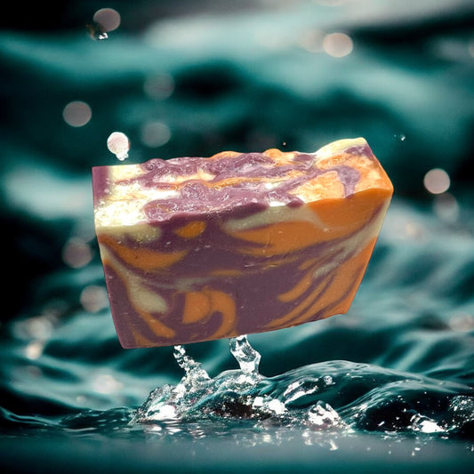 Orange Swirl Unscented Soap Bar