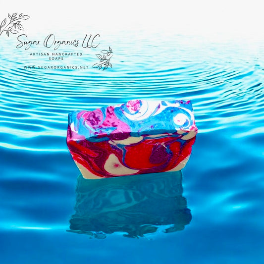Colorful Lavender Eucalyptus Soap Bar